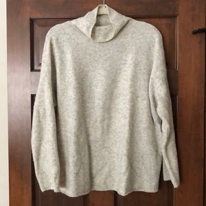 French Connect mockneck drop sleeve sweater